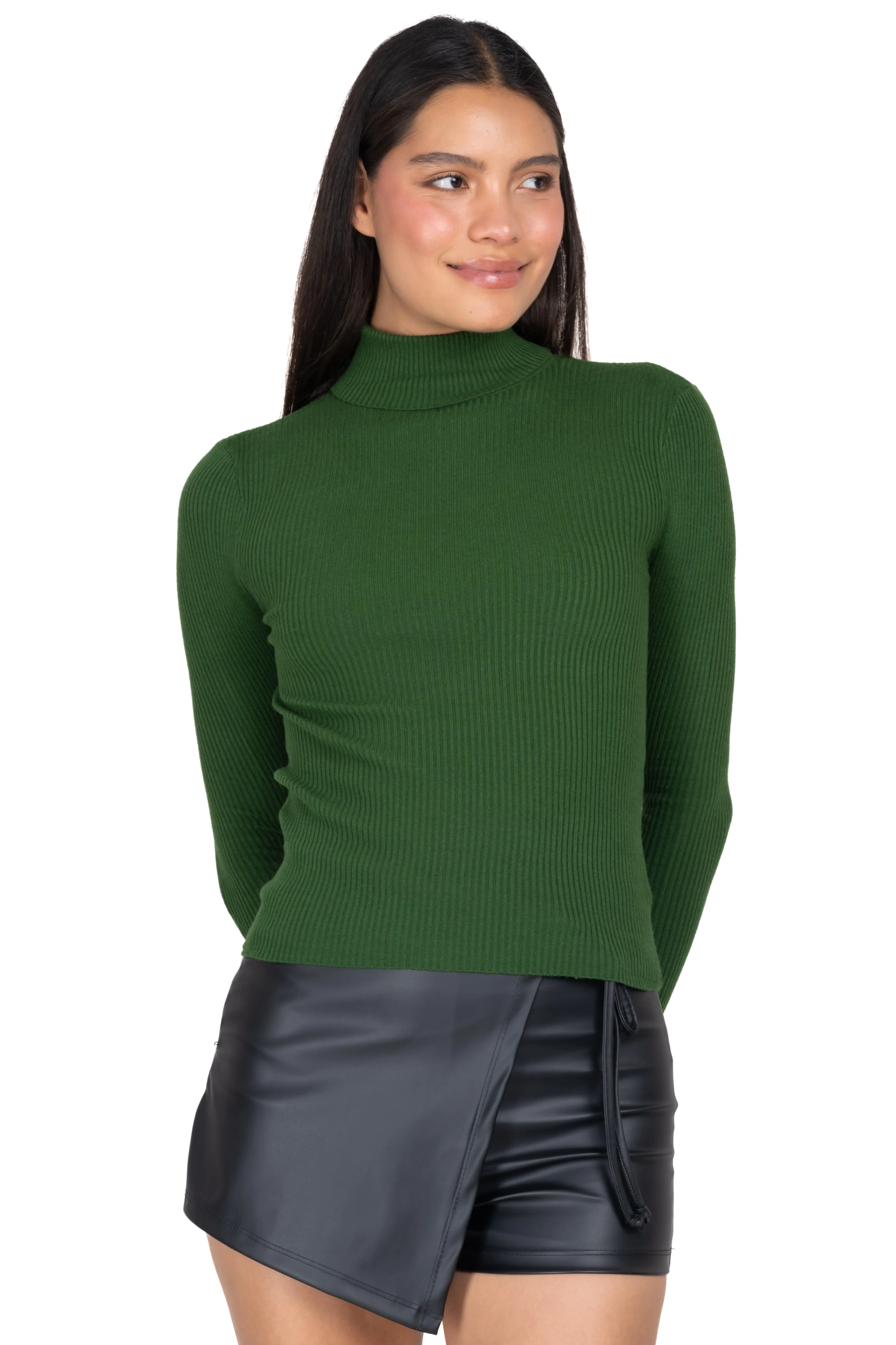 Blusa acanalada cuello alto sold by Shasa product image thumbnail 2