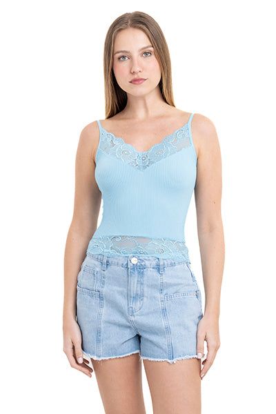 Top rib escote encaje sold by Shasa product image thumbnail 2