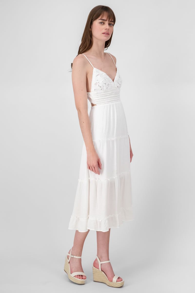 Vestido Maxi Detalle Crochet sold by Shasa product image thumbnail 3