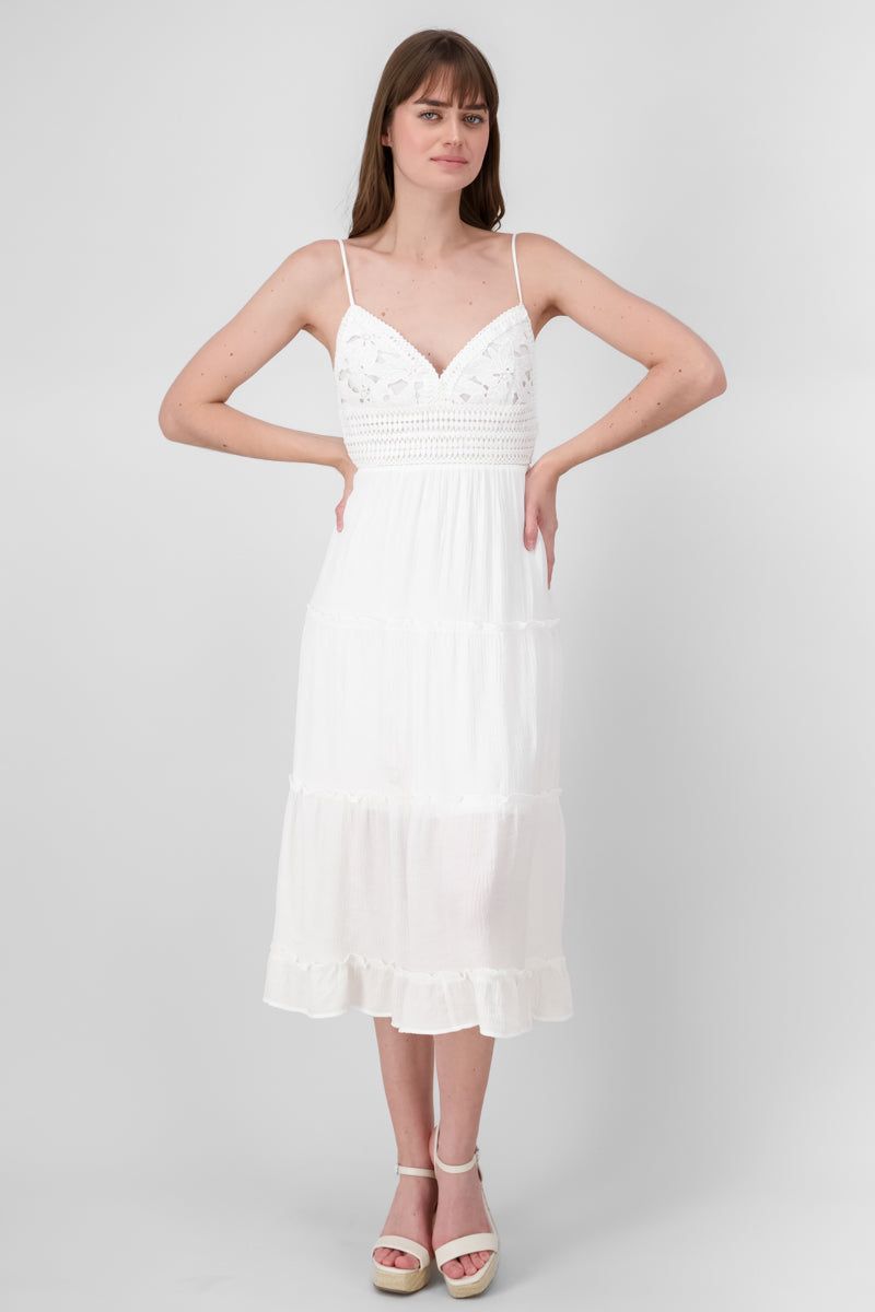 Vestido Maxi Detalle Crochet sold by Shasa product image thumbnail 2