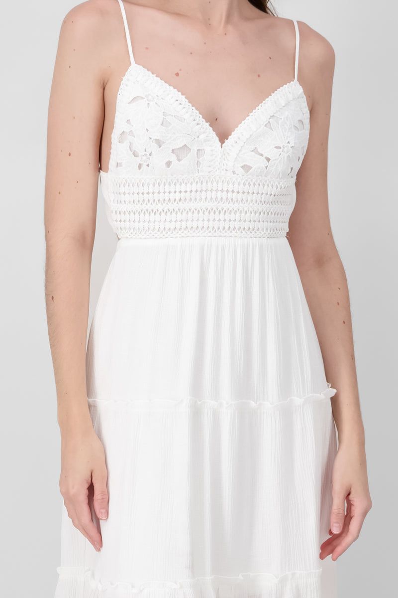 Vestido Maxi Detalle Crochet sold by Shasa product image thumbnail 5