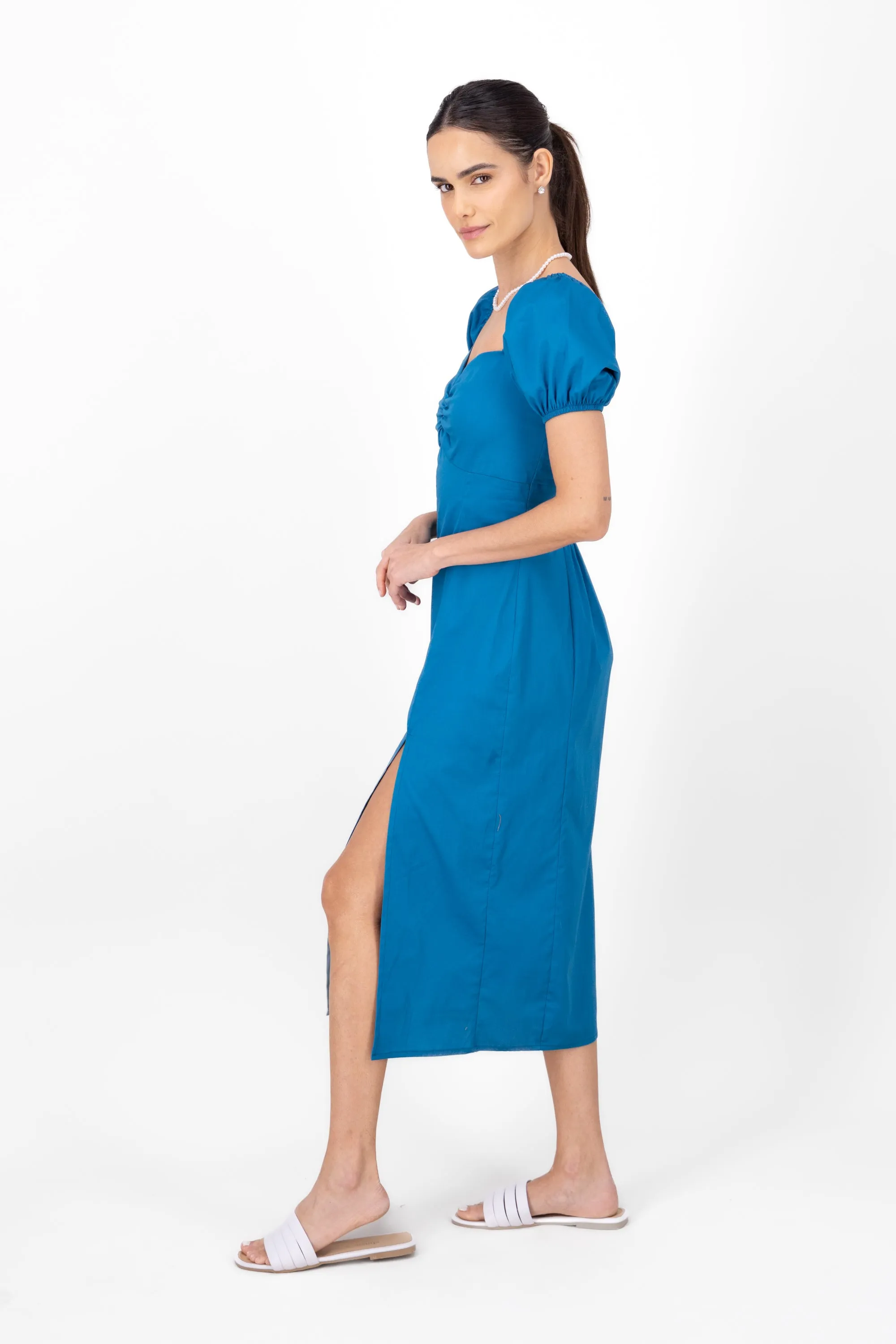 Vestido Midi Fruncido sold by Shasa product image thumbnail 3