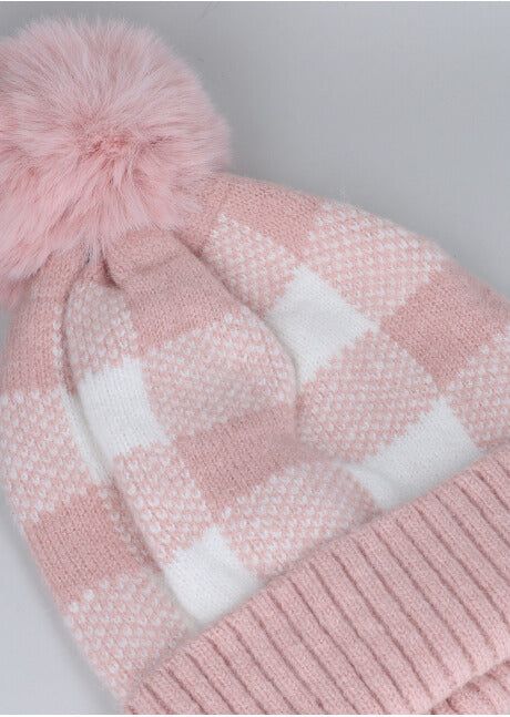 Gorro cuadros pompon sold by Shasa product image thumbnail 4