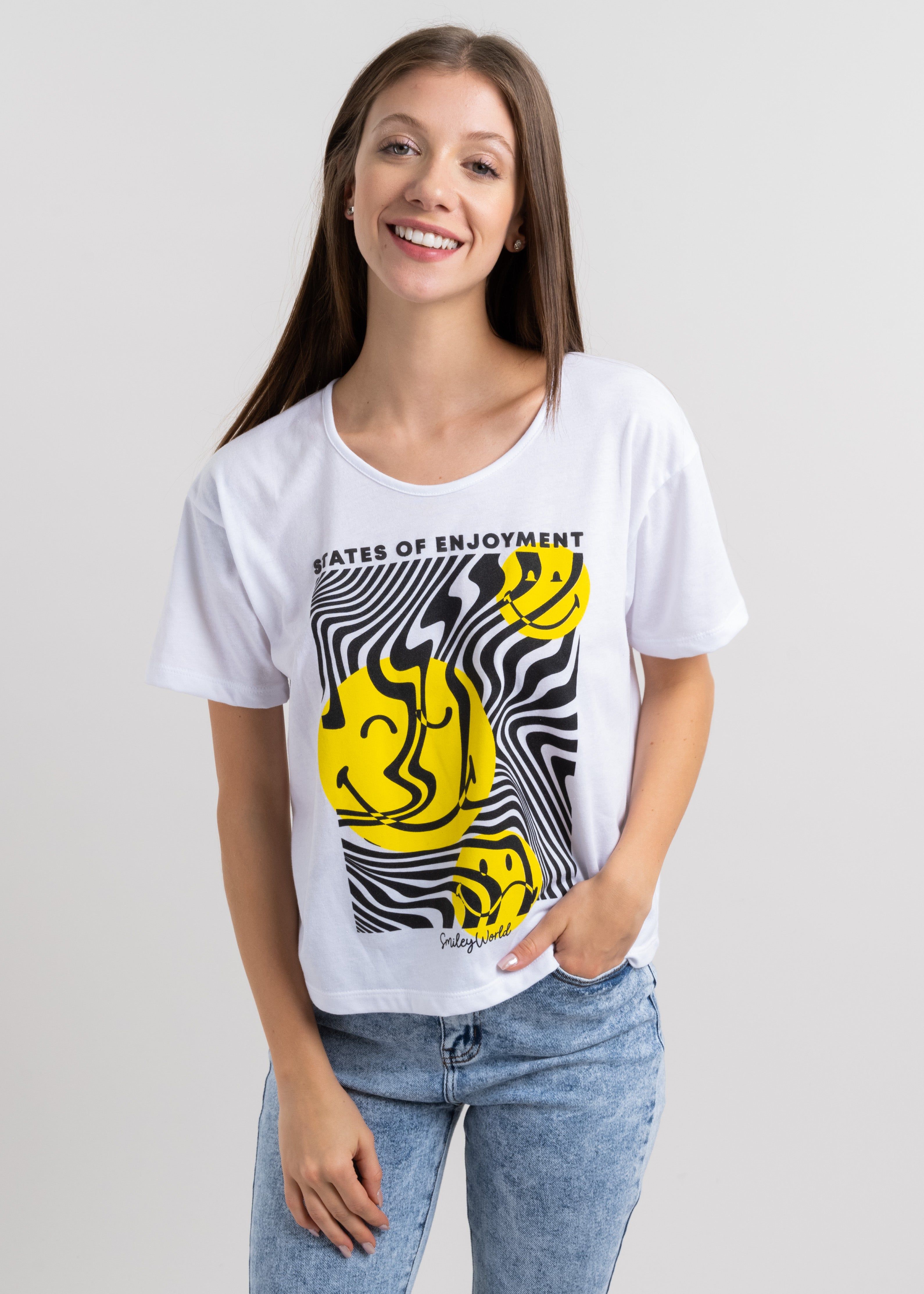 Playera ondas caritas felices sold by Shasa