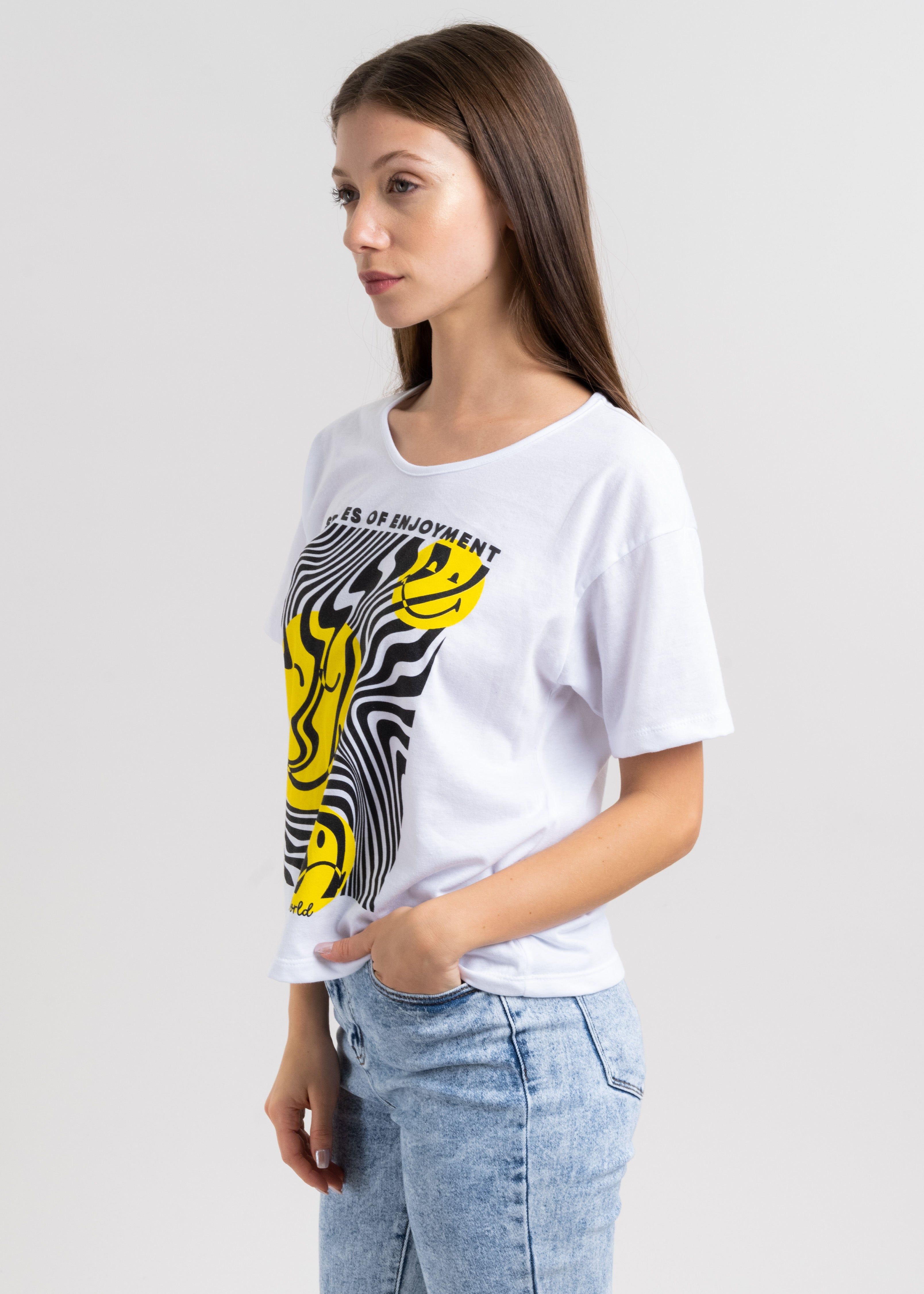 Playera ondas caritas felices sold by Shasa product image thumbnail 3