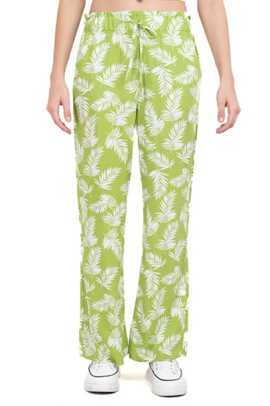 Pantalón amplio estampado tropical sold by Shasa