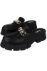 Loafers mula efecto piel cadena sold by Shasa