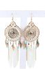Aretes atrapasueños plumas sold by Shasa