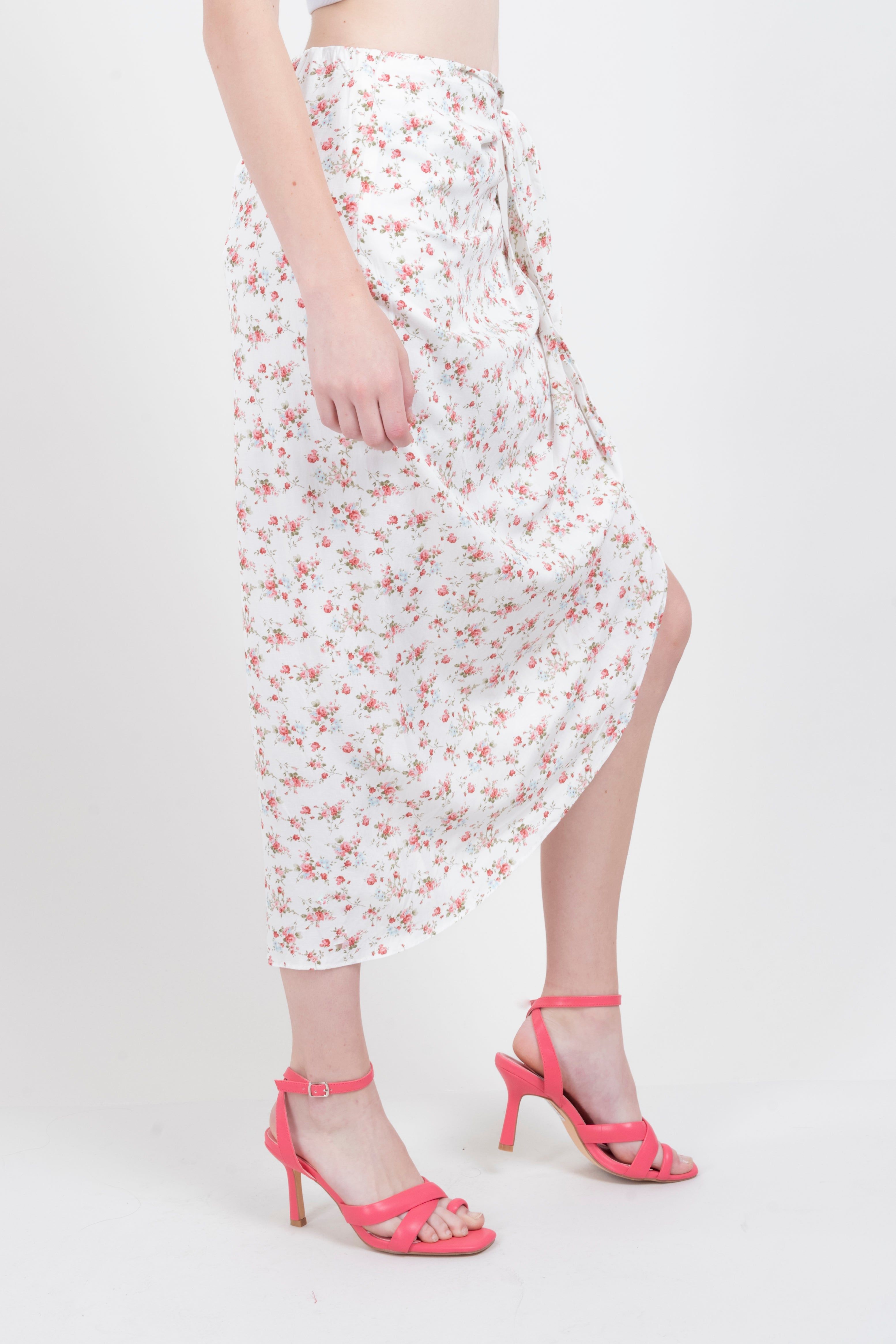 Falda midi animal print fruncido sold by Shasa product image thumbnail 4