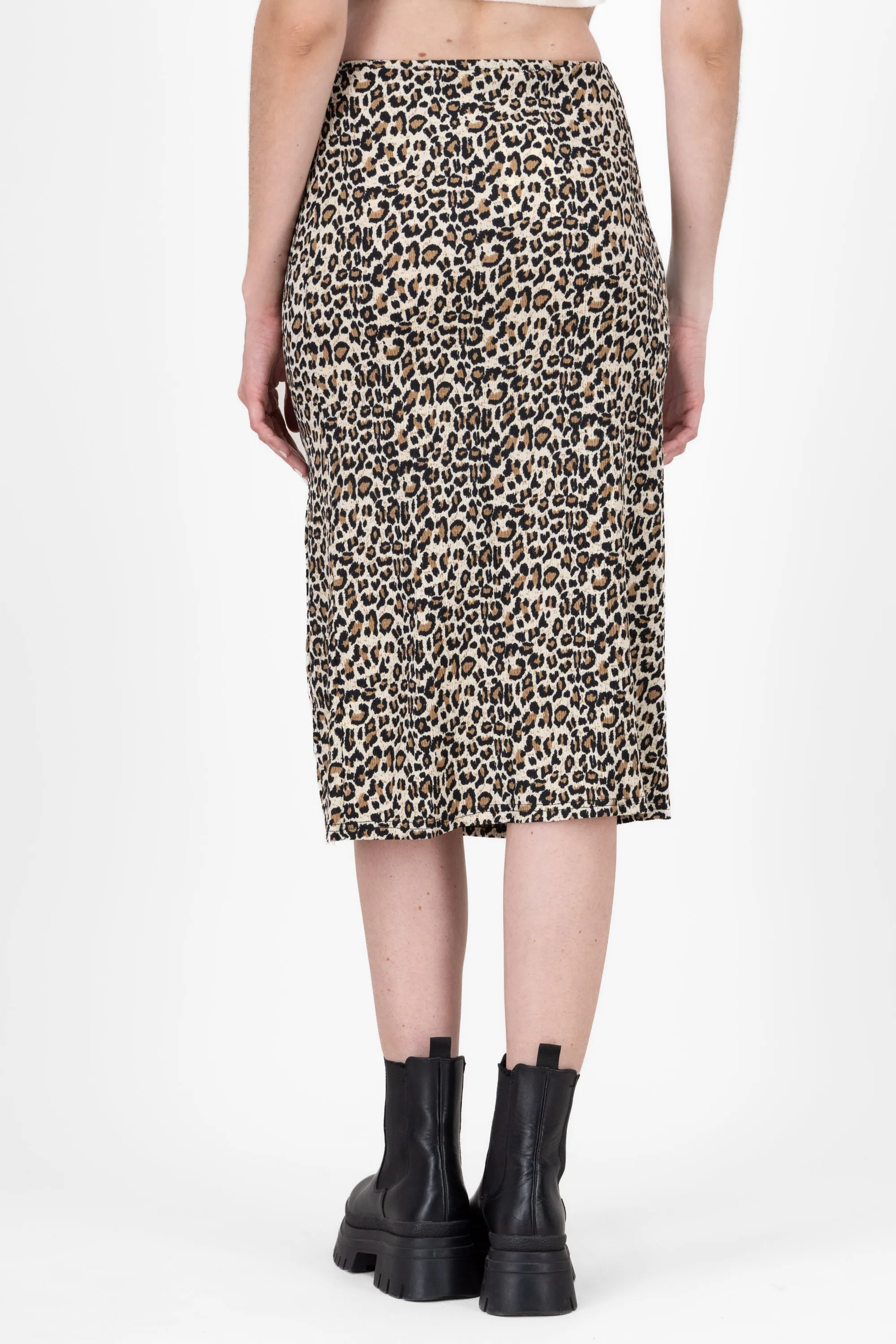 Falda midi animal print abertura sold by Shasa product image thumbnail 4