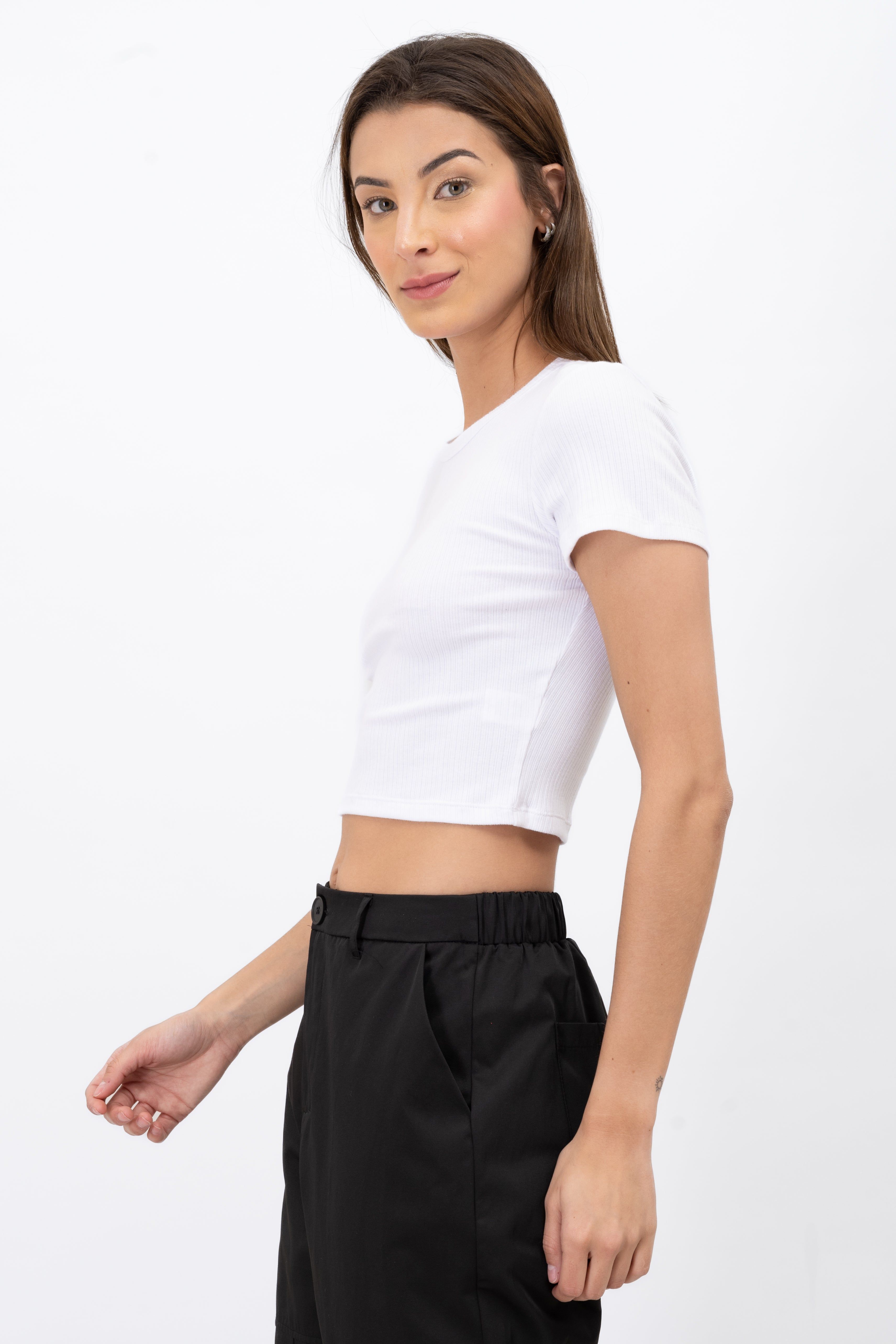 Top Manga Corta Rib Grueso sold by Shasa product image thumbnail 3