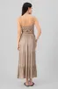 Vestido midi detalle crochet sold by Shasa