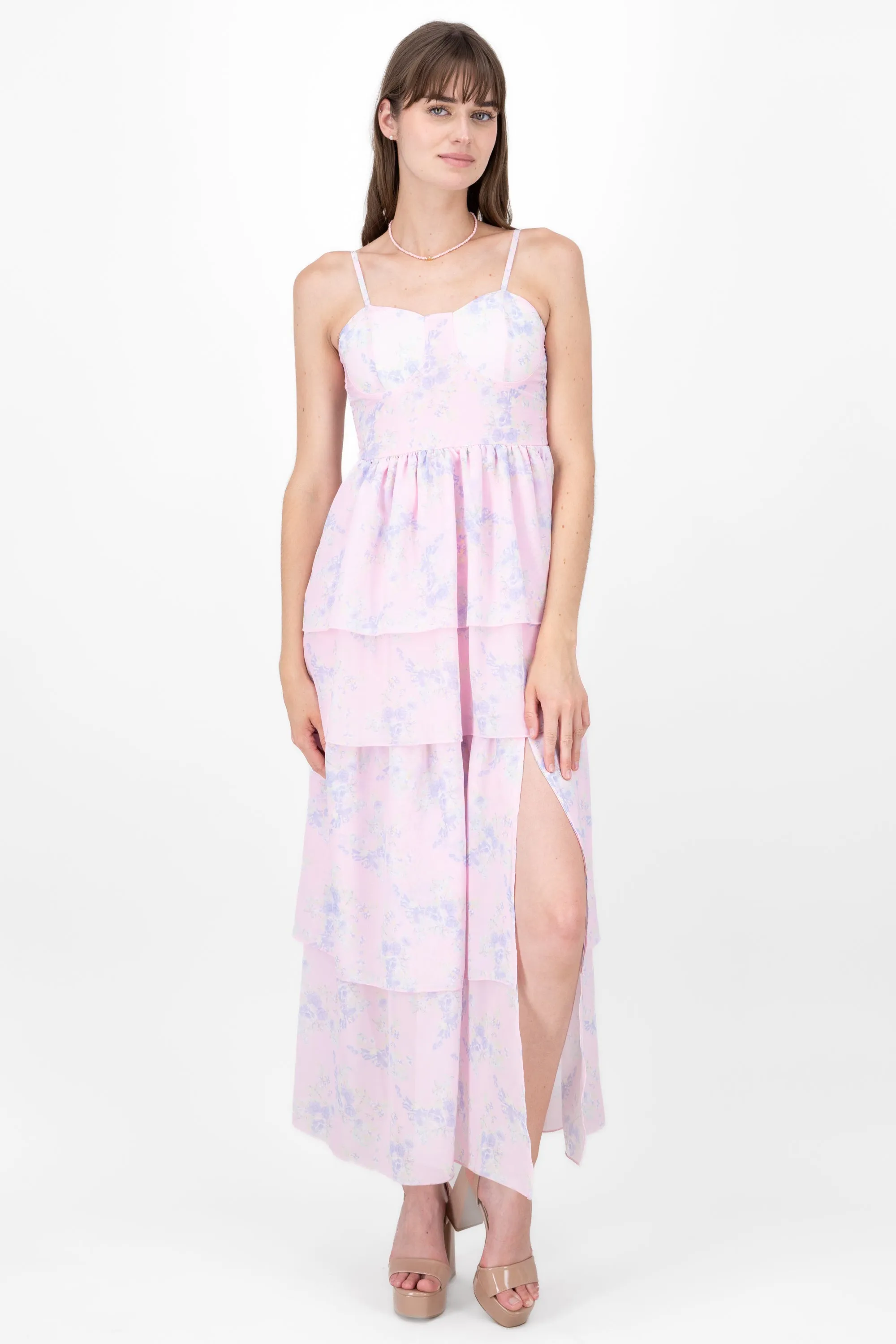 Vestido Maxi Flores Olanes sold by Shasa