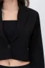 Blazer Crop Detalle Boton sold by Shasa