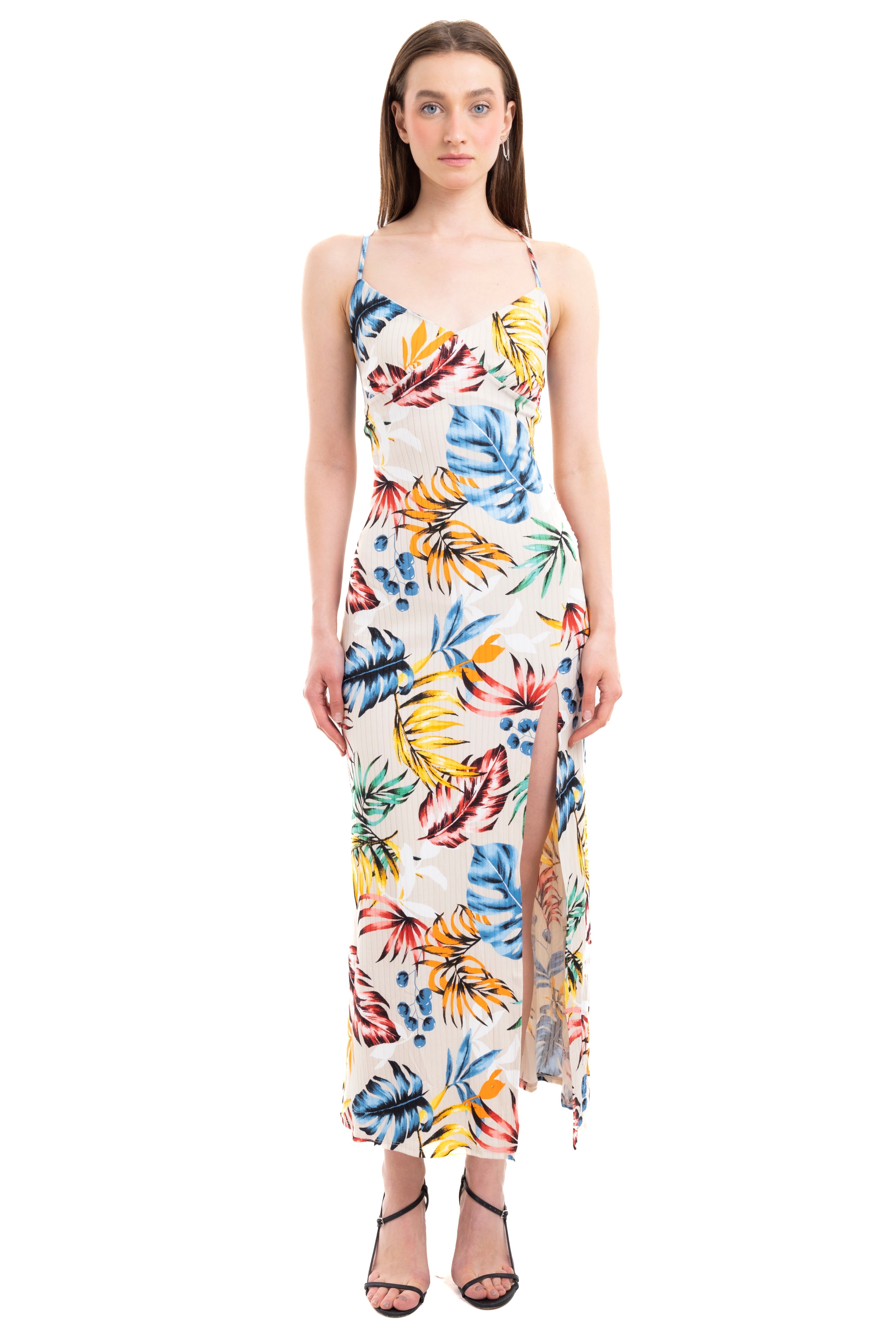 Vestido maxi estampado tropical sold by Shasa product image thumbnail 2