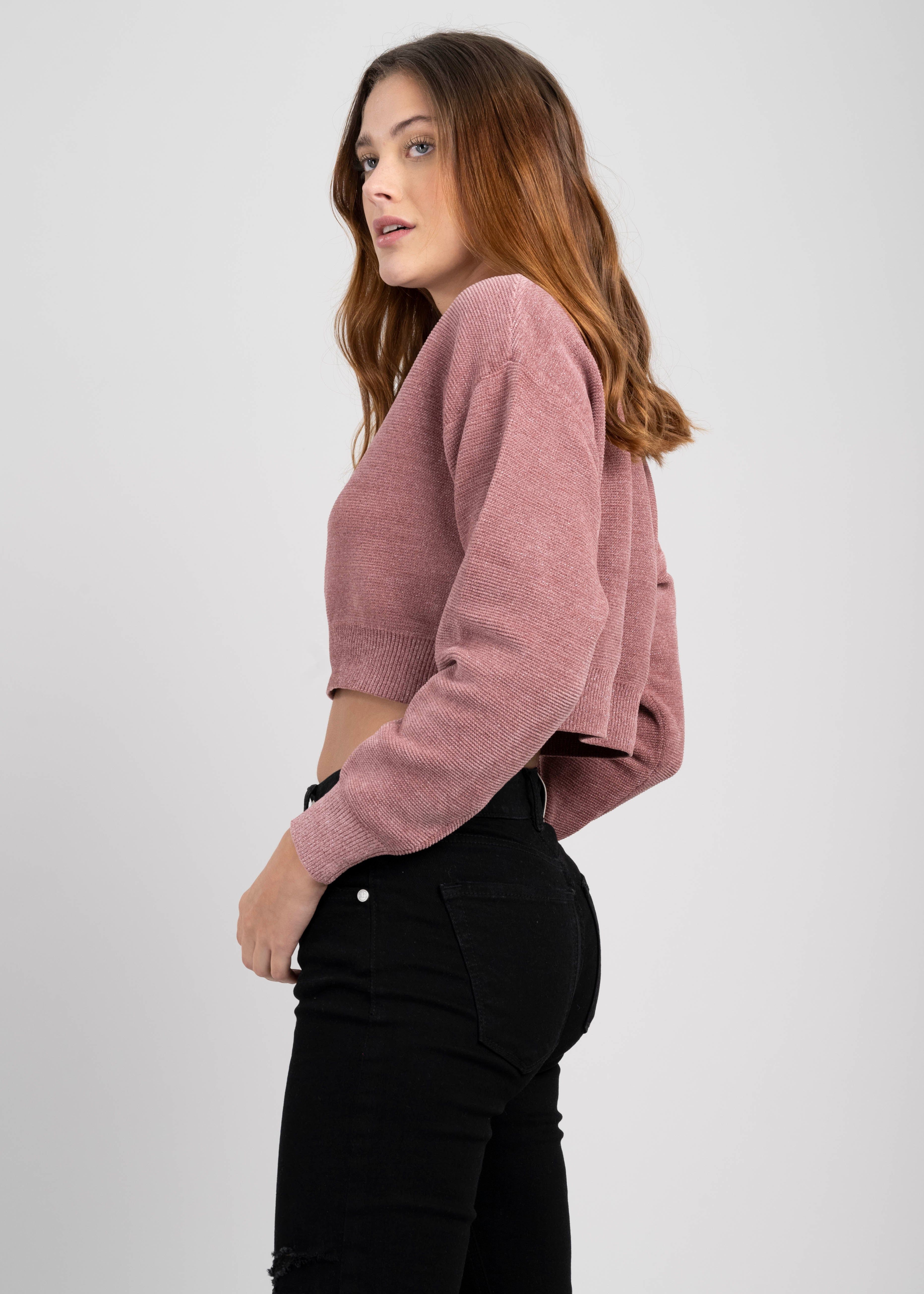 Suéter crop manga larga sold by Shasa product image thumbnail 3