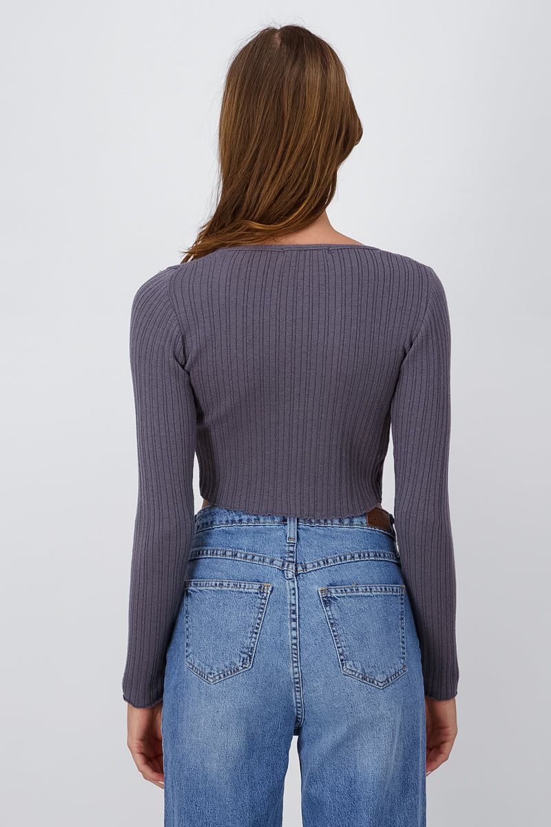 Top tejido acanalado cuello cuadrado sold by Shasa product image thumbnail 4