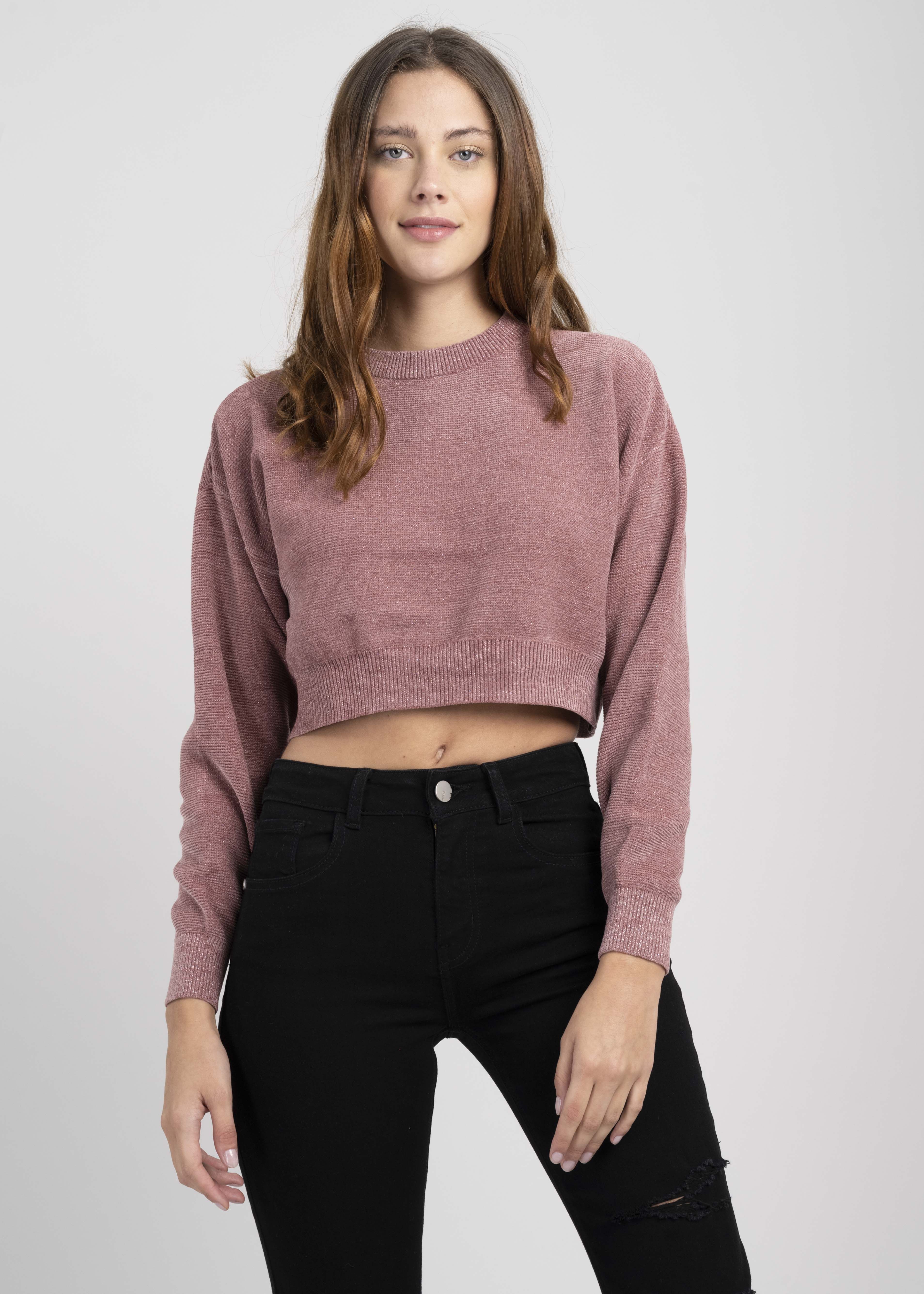 Suéter crop manga larga sold by Shasa product image thumbnail 2