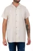 Camisa manga corta tipo lino rayas sold by Shasa