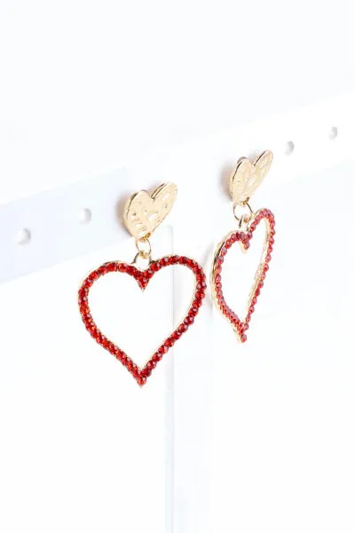 Aretes Corazones Brillos sold by Shasa product image thumbnail 2