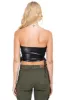 Corset efecto piel detalle lace up sold by Shasa