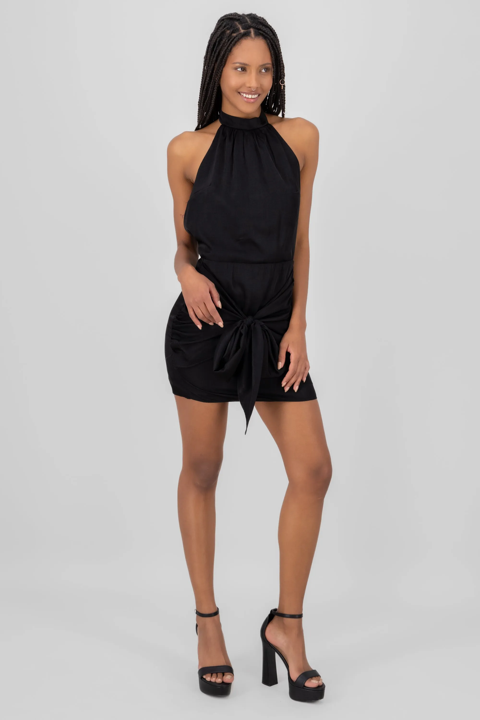 Vestido mini halter detalle amarre sold by Shasa product image thumbnail 2