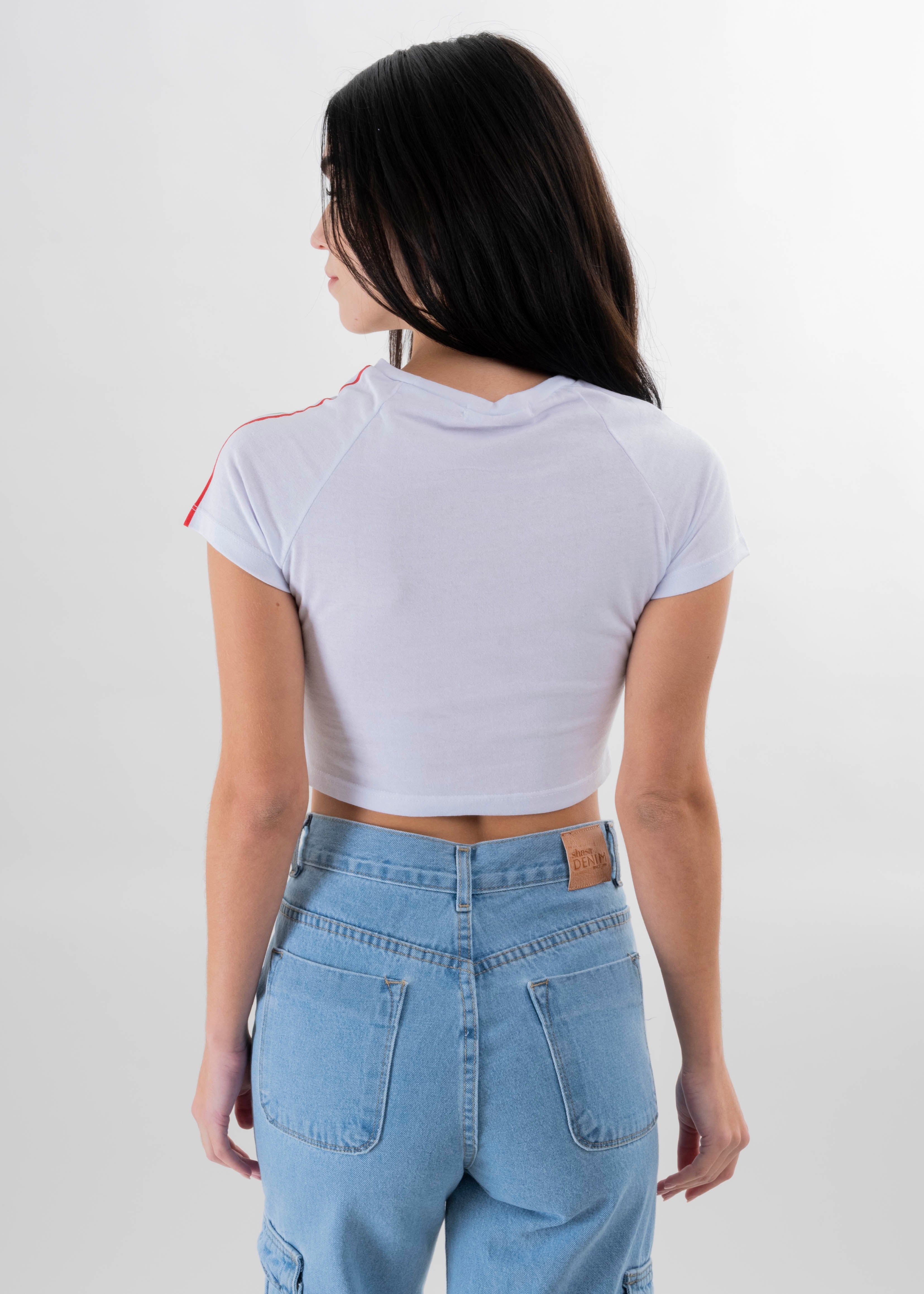 Top Crop Ajustado Franjas México sold by Shasa product image thumbnail 4