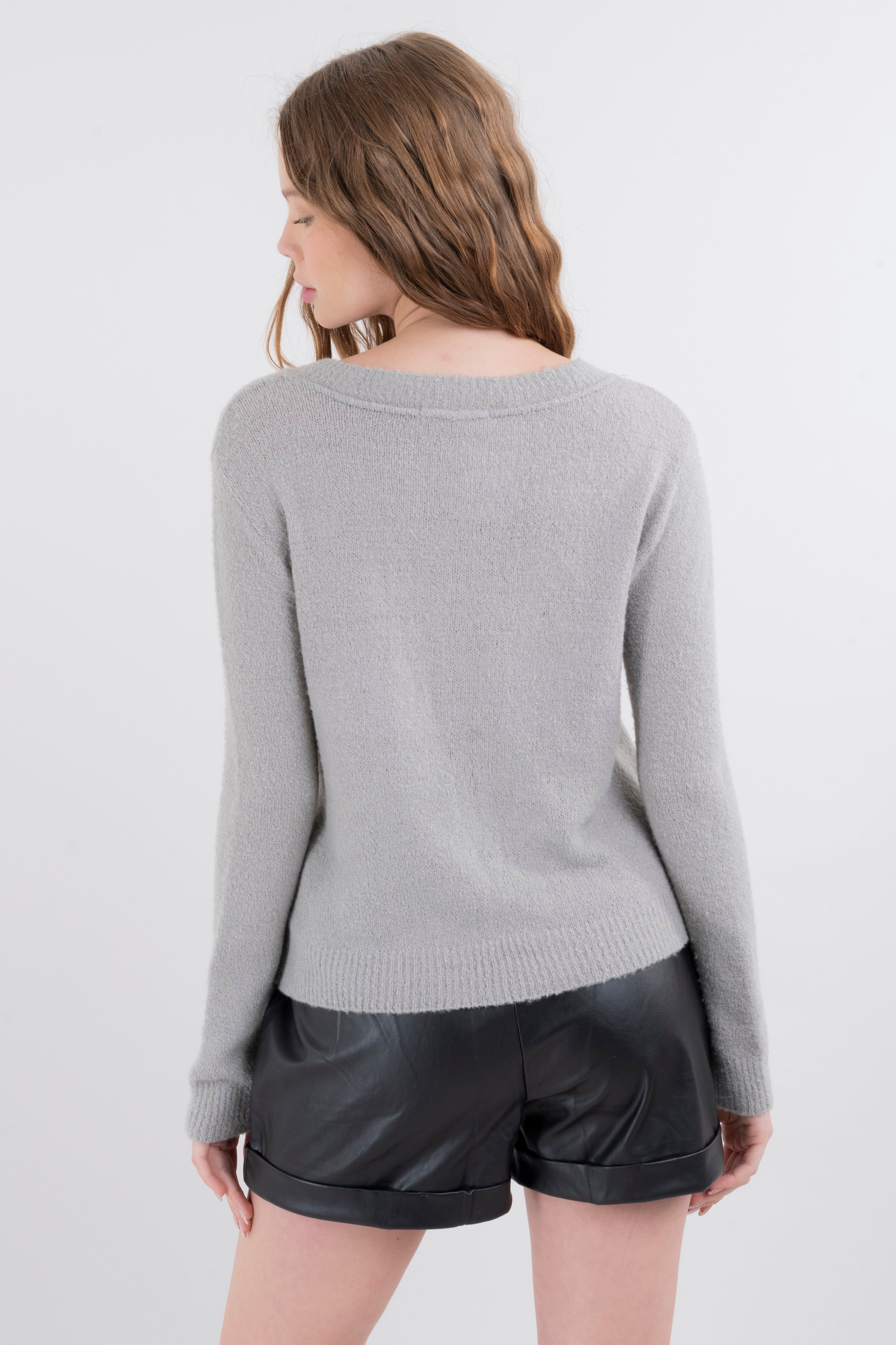 Suéter navideño copos nieve lentejuelas sold by Shasa product image thumbnail 4