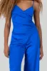 Jumpsuit satin detalle drapeado sold by Shasa