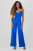 Jumpsuit satin detalle drapeado sold by Shasa