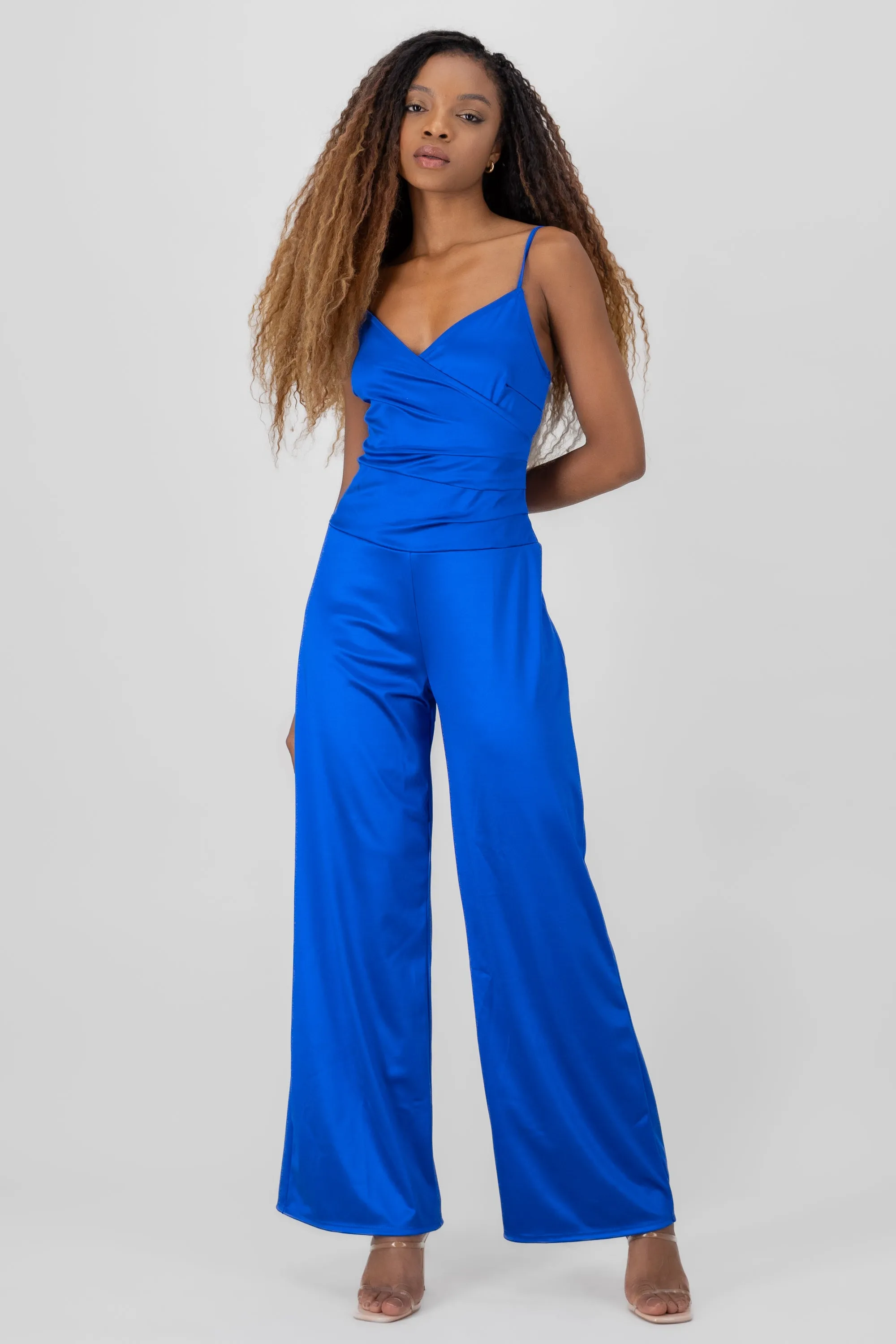 Jumpsuit satin detalle drapeado sold by Shasa product image thumbnail 2
