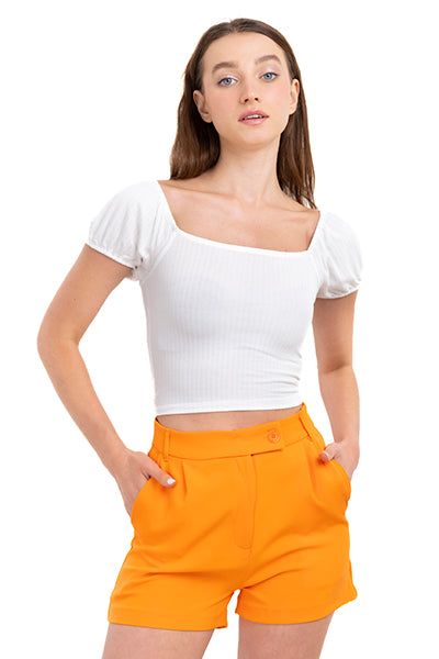 Top manga corta abullonada textura sold by Shasa product image thumbnail 5