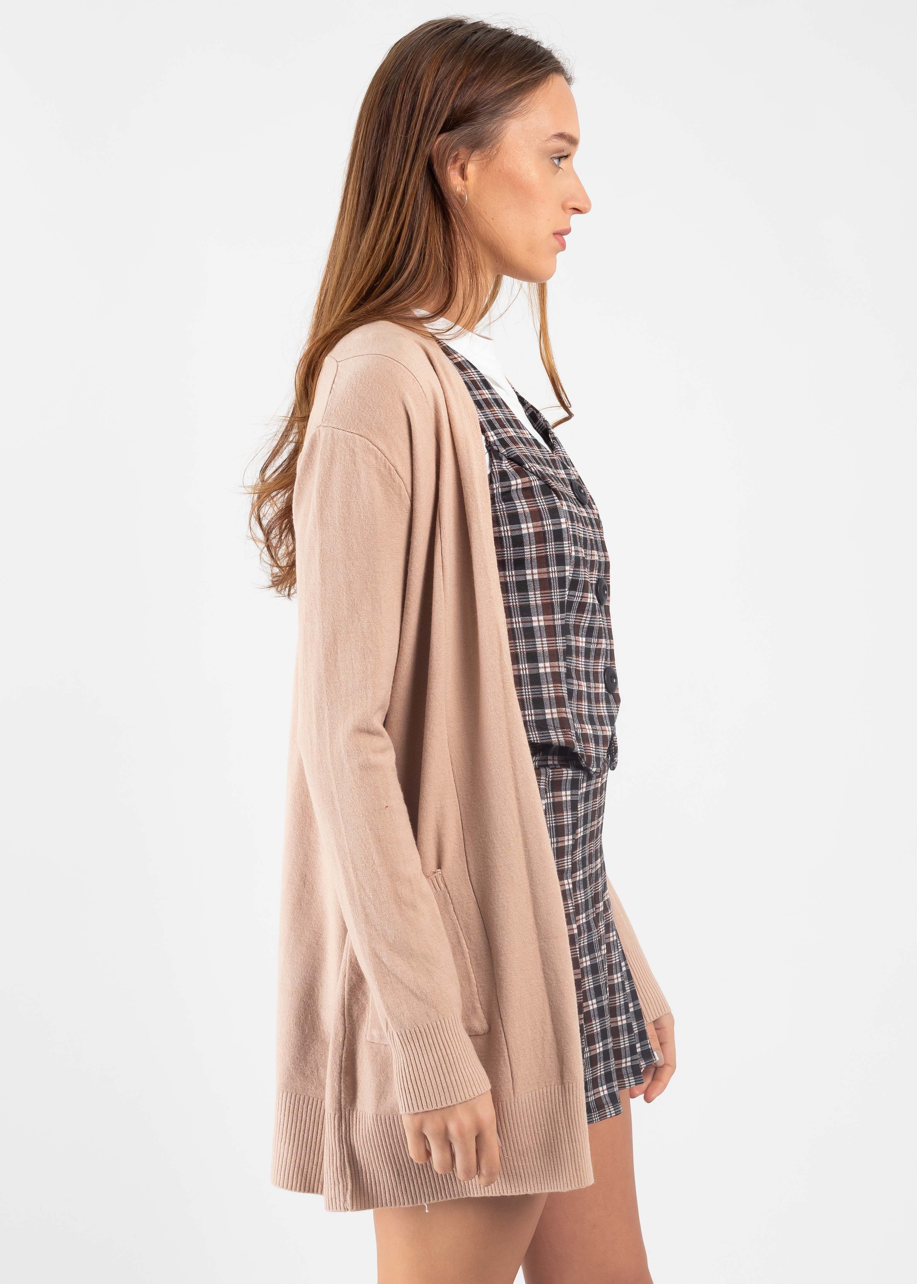 Cárdigan liso cuello redondo sold by Shasa product image thumbnail 3