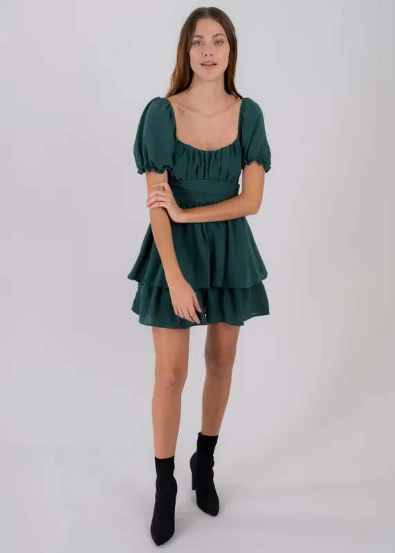 Vestido Mini Capas Moño sold by Shasa