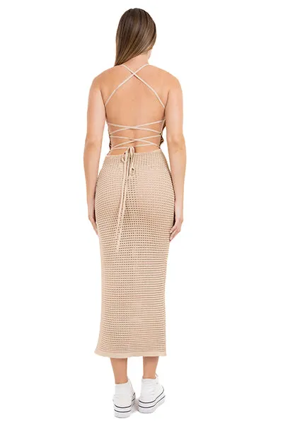 Vestido maxi tejido ancho sold by Shasa product image thumbnail 3