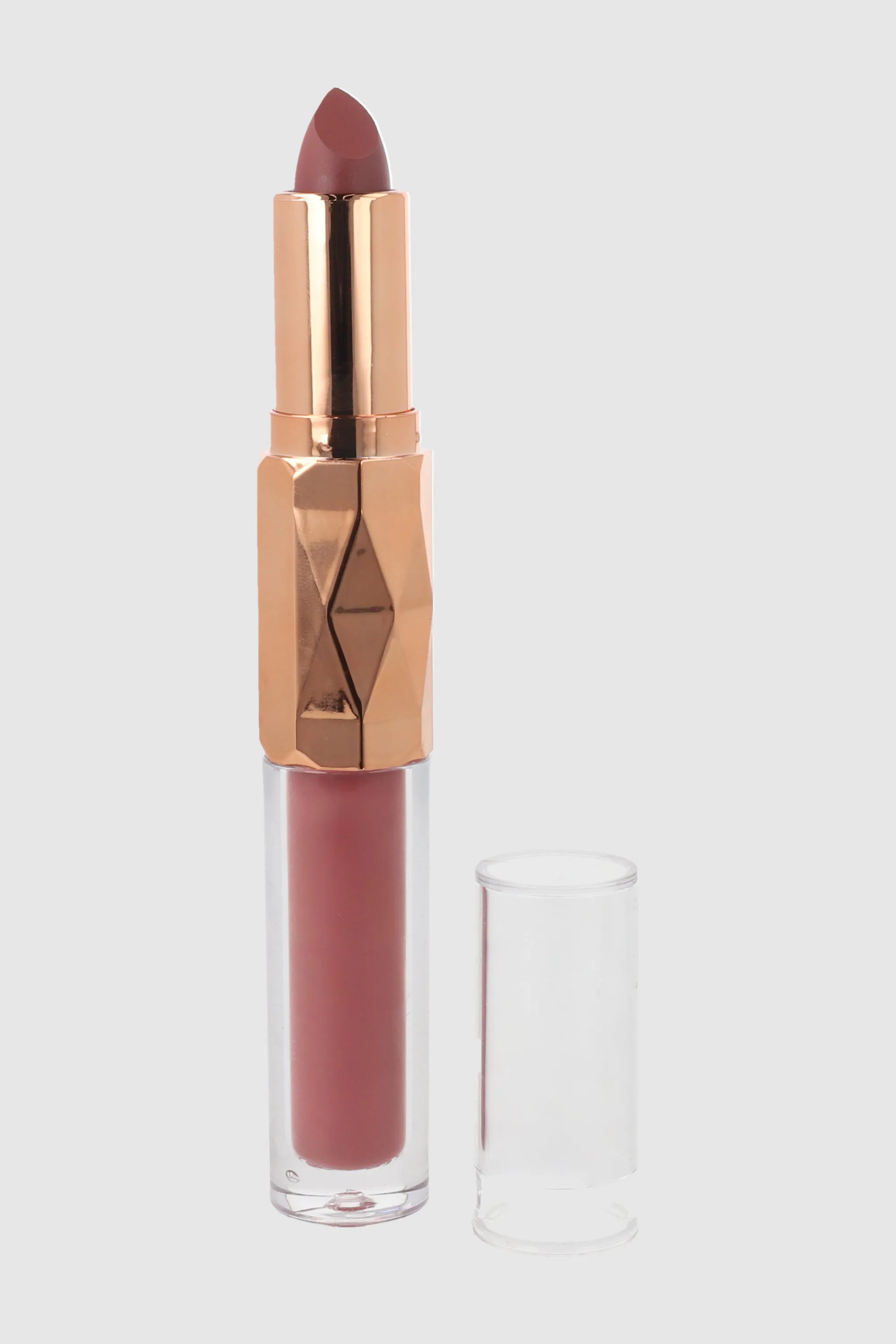 Lipstick mate con lipgloss sold by Shasa
