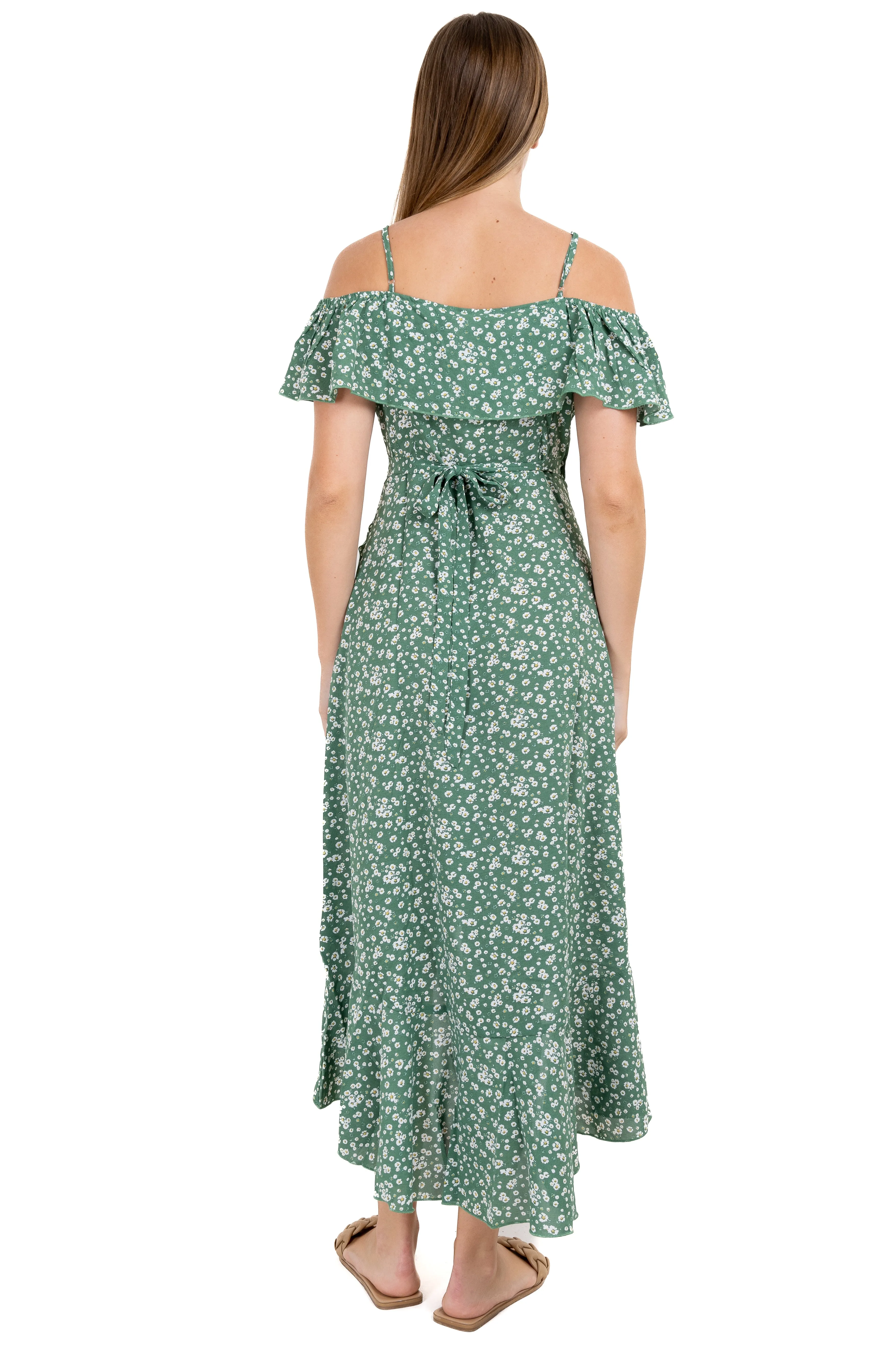 Vestido maxi tirantes olanes floral sold by Shasa product image thumbnail 4