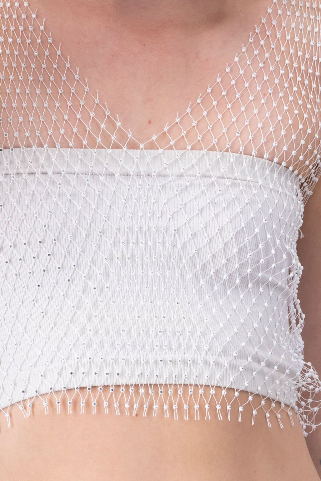 Top red escote v brillos sold by Shasa product image thumbnail 5