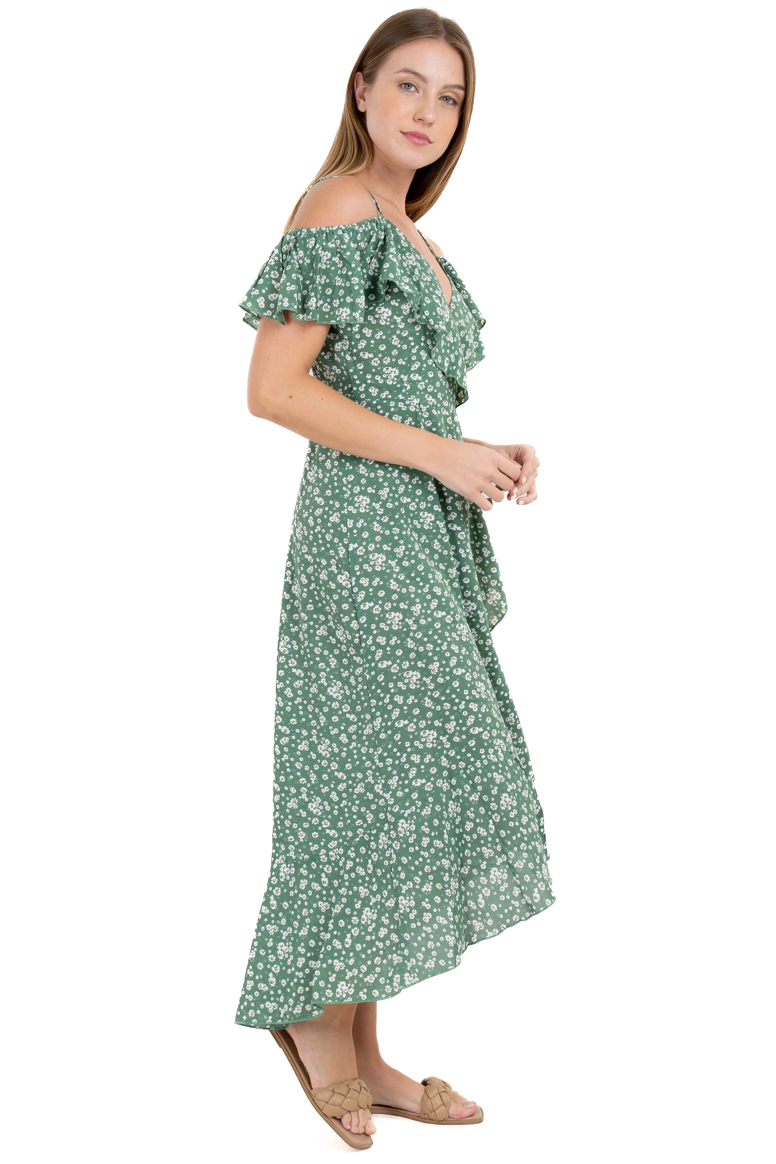 Vestido maxi tirantes olanes floral sold by Shasa product image thumbnail 3