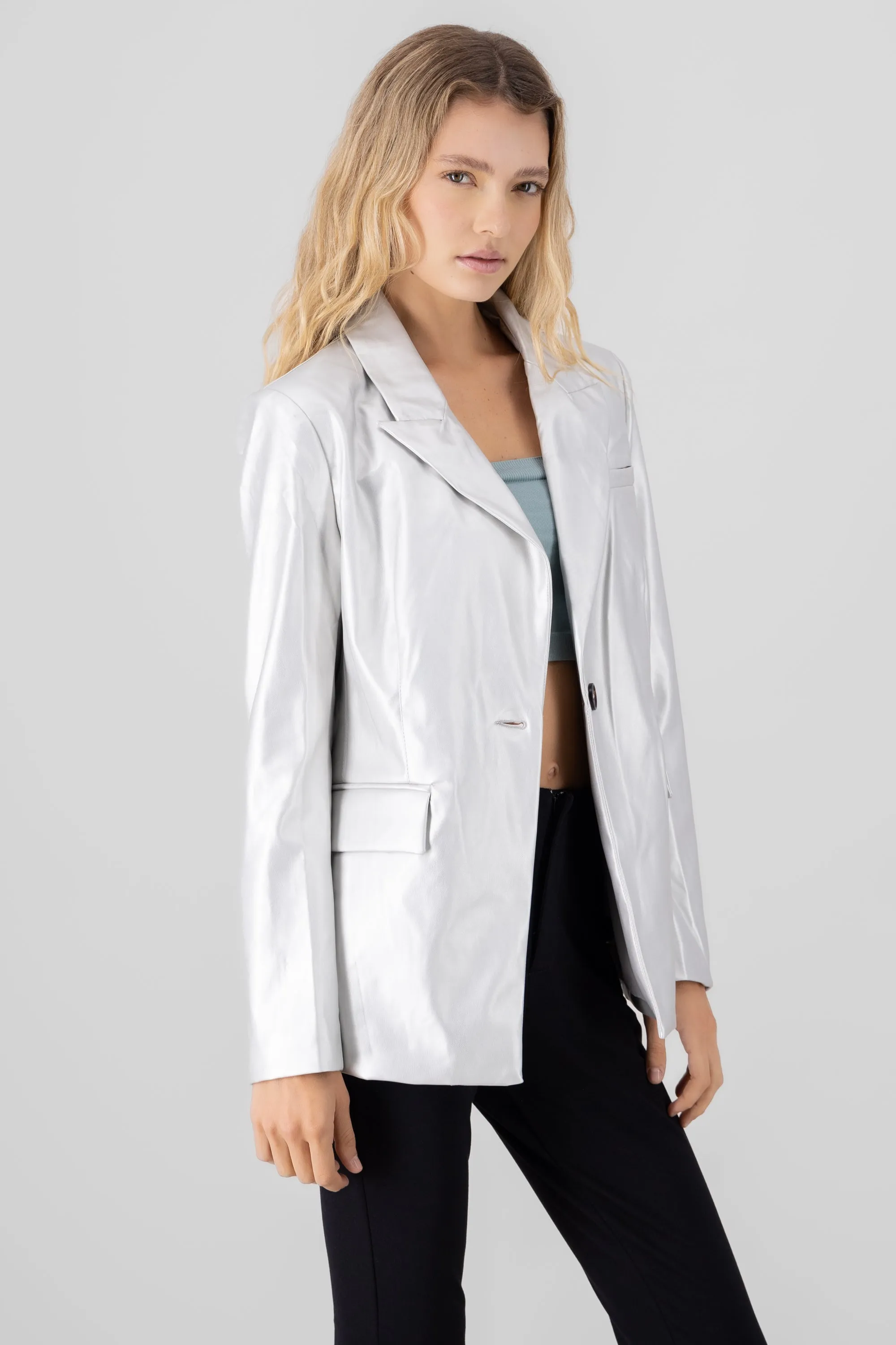 Saco sastreado metalico sold by Shasa product image thumbnail 3