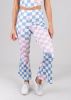 Pantalón flare cuadros sold by Shasa