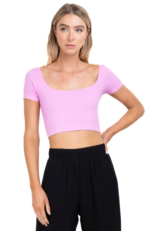 Top crop escote abierto sold by Shasa