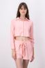 Camisa crop efecto textura sold by Shasa