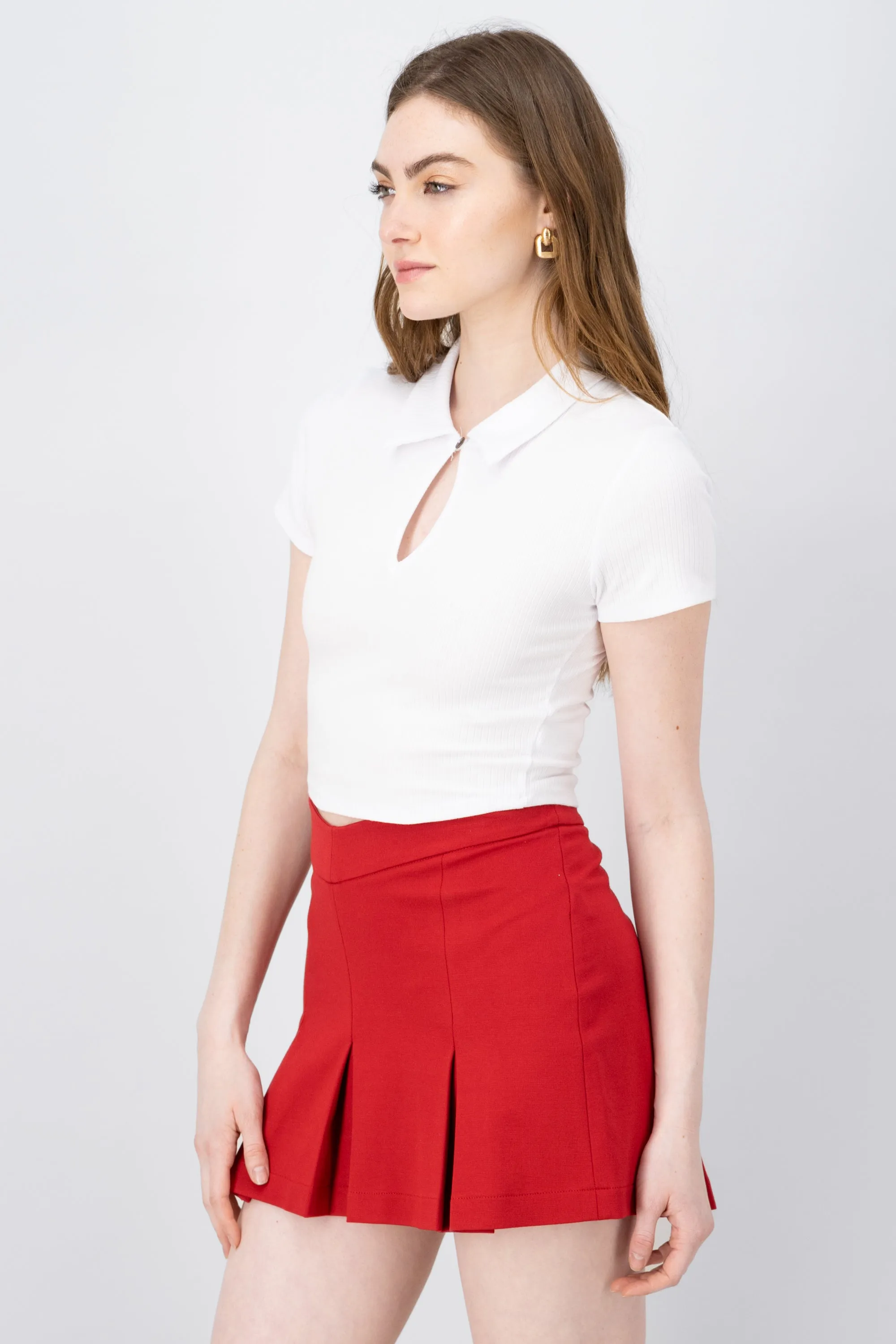 Top de cuello polo con cut out sold by Shasa product image thumbnail 3