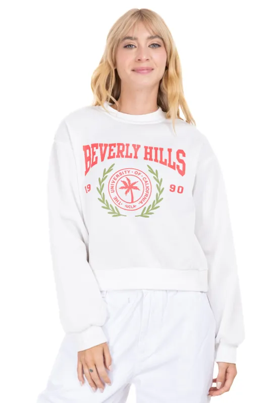 Sudadera texto beverly hills sold by Shasa