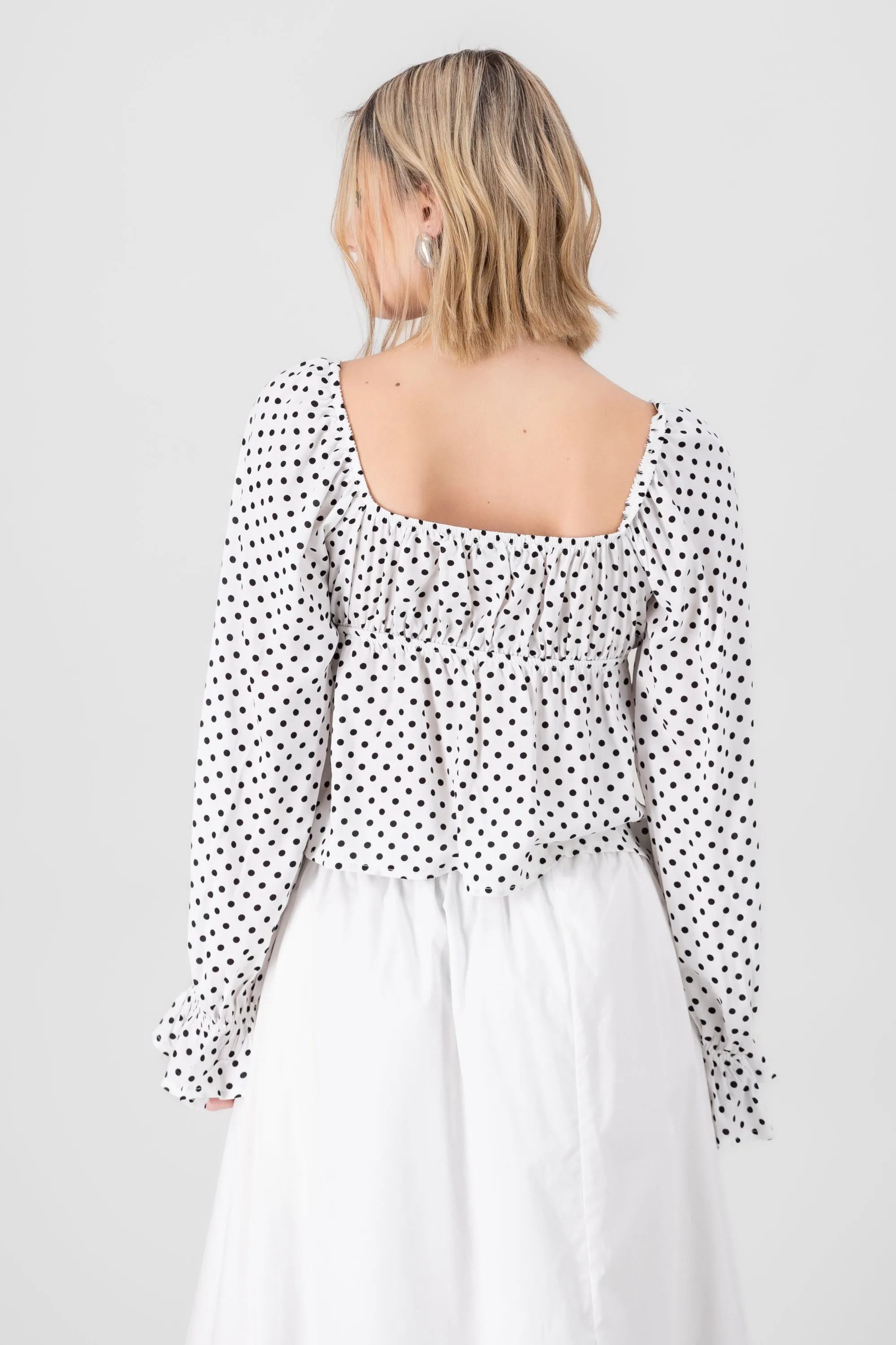 Blusa manga larga Polka Dots con moños Hypsters sold by Shasa product image thumbnail 4