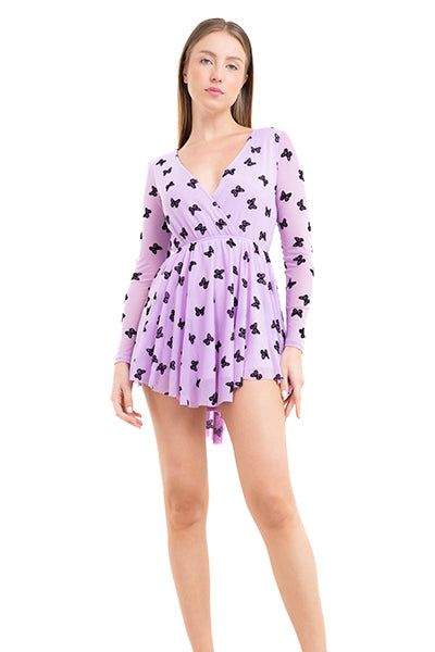 Vestido mini mesh mariposas sold by Shasa