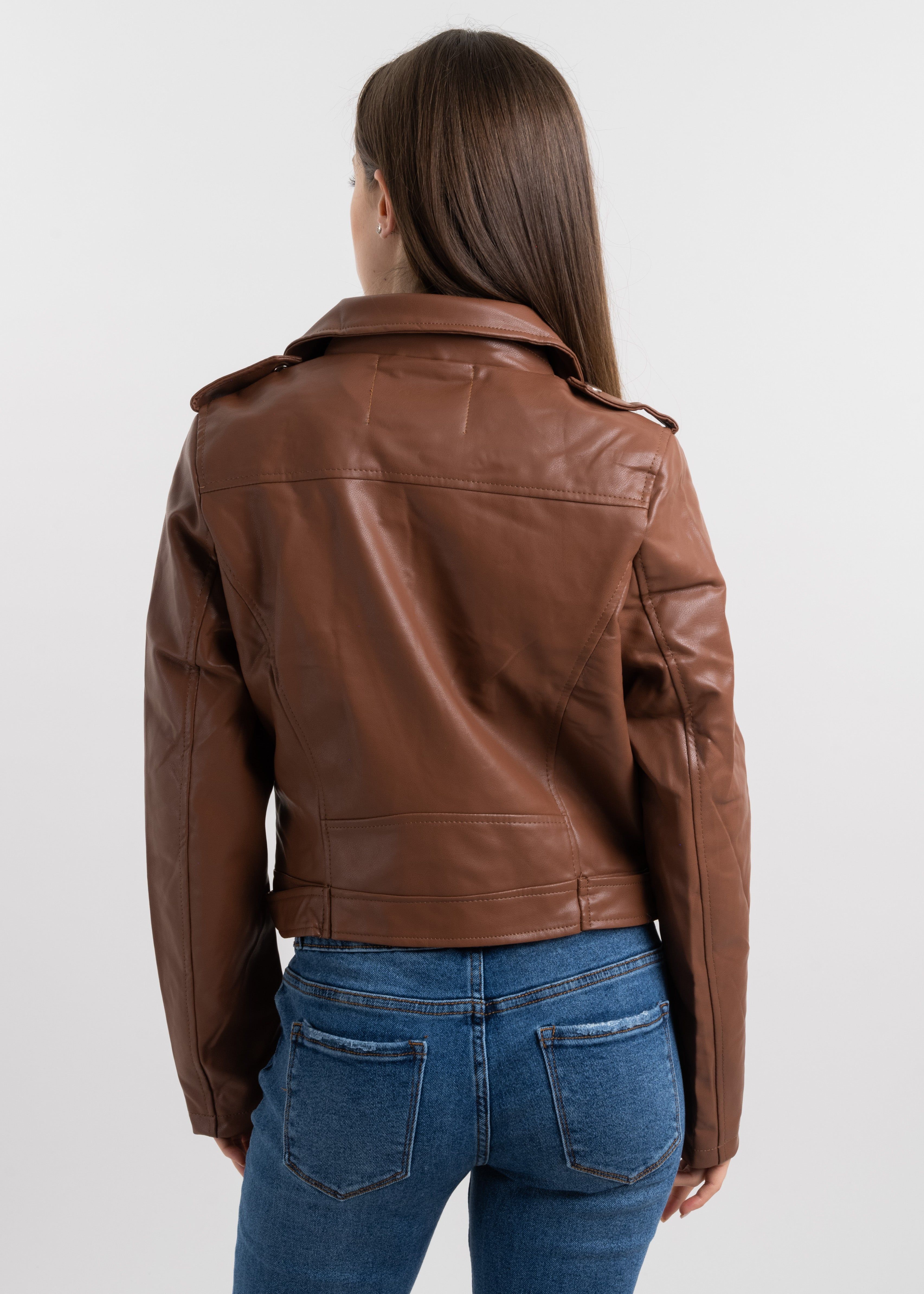 Chamarra biker cierre cruzado sold by Shasa product image thumbnail 4