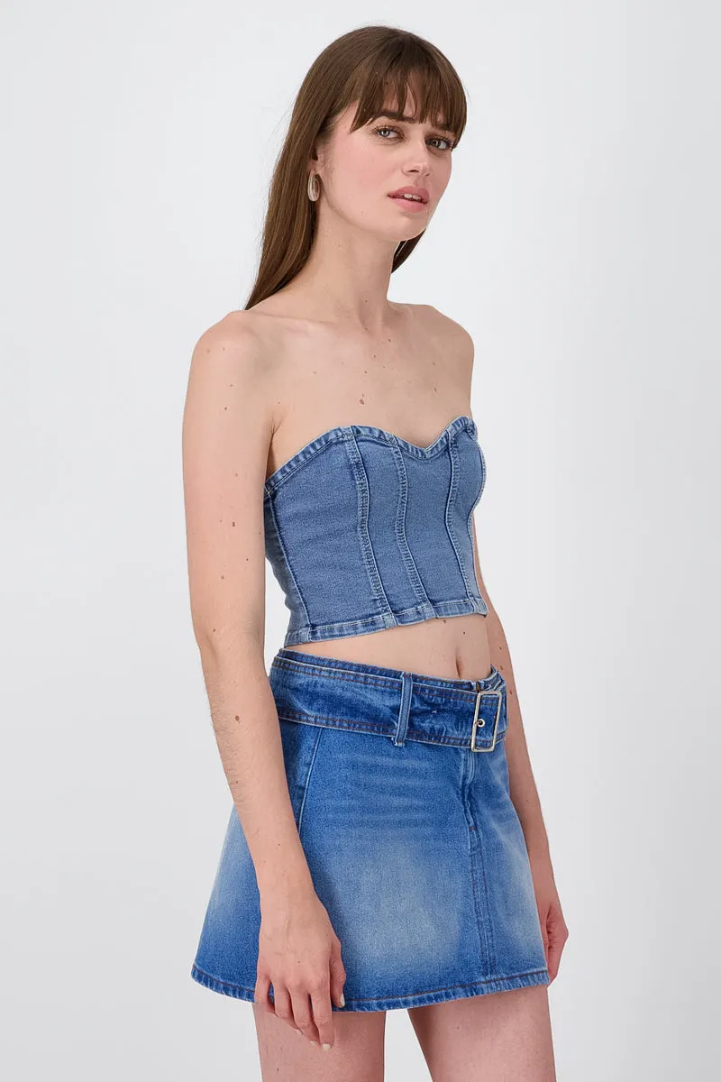 Top Corset Denim sold by Shasa product image thumbnail 3