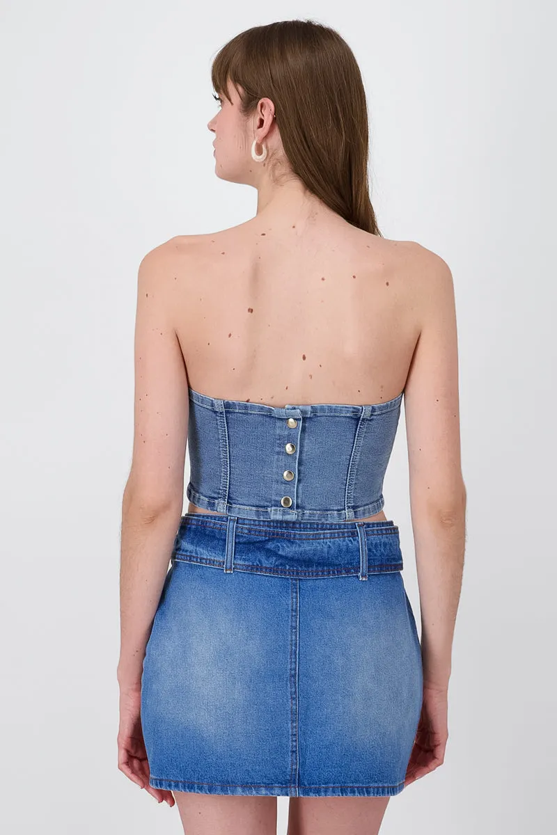 Top Corset Denim sold by Shasa product image thumbnail 4